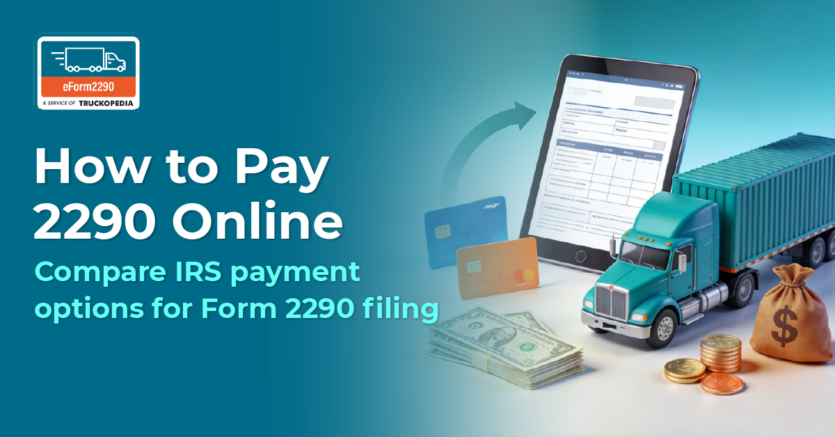 How to Pay 2290 Online