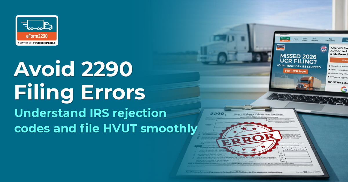 Avoid 2290 Filing Errors