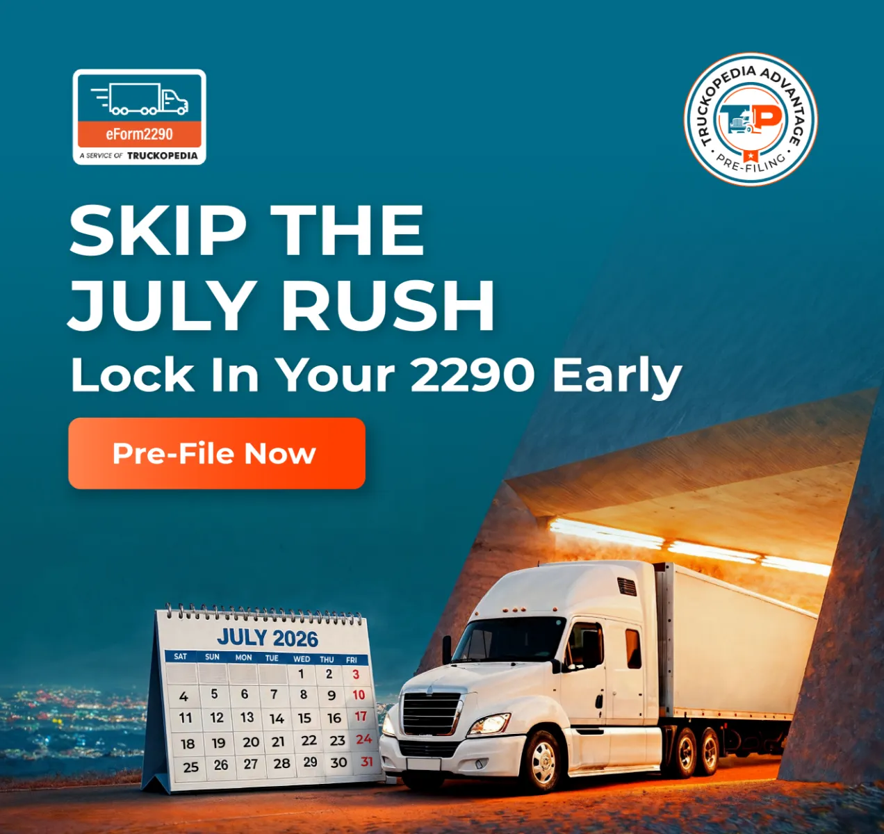 Pre-Filing Promotion Banner